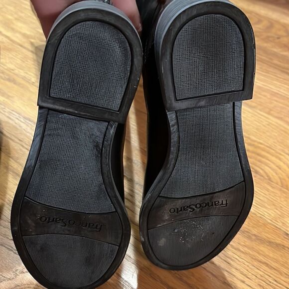 Franco Sarto Women’s Black Rounded Toe Becky Wide Calf Knee High Boots- Size 6M - Picture 12 of 16